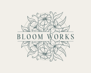 Fresh Floral Garden logo design