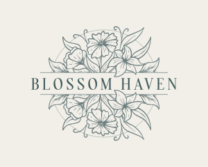 Fresh Floral Garden logo design