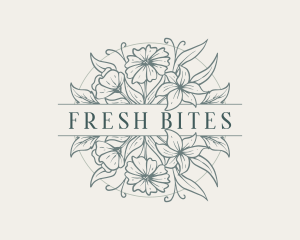 Fresh Floral Garden logo design