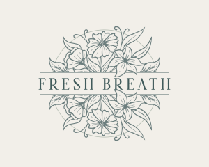 Fresh Floral Garden logo design