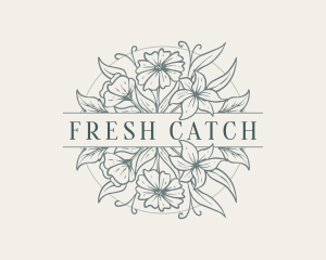 Fresh Floral Garden logo design