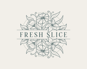 Fresh Floral Garden logo design