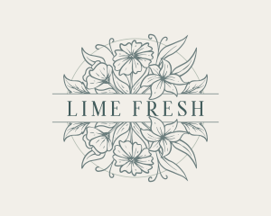 Fresh Floral Garden logo design