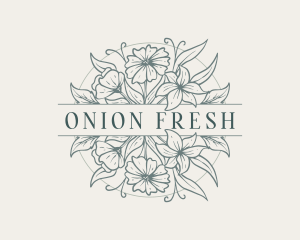 Fresh Floral Garden logo design