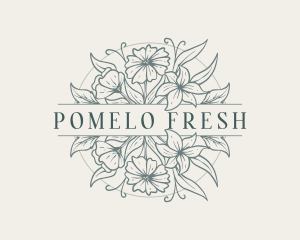 Fresh Floral Garden logo design