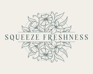 Fresh Floral Garden logo design