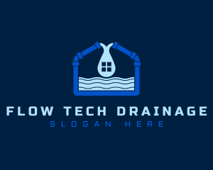 House Pipe Sewage logo