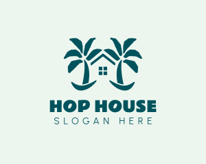 Beach Tree House logo design