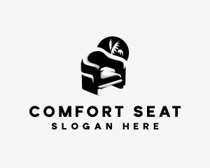 Modern Chair Furniture logo design