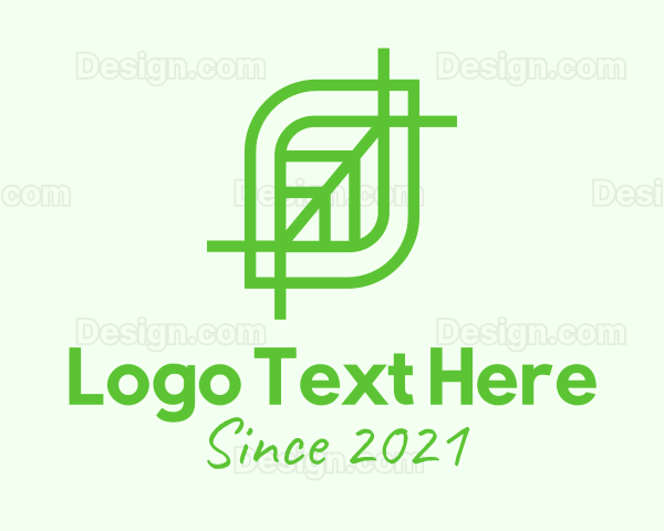 Green Leaf Herb Logo