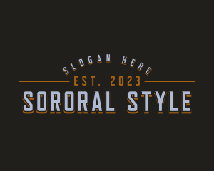 Retro Style Apparel logo design