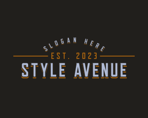 Retro Style Apparel logo design