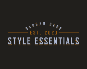 Retro Style Apparel logo design