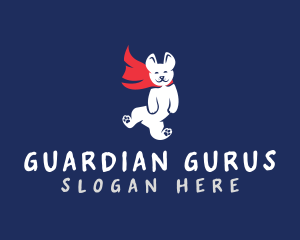 Superhero Pet Dog logo