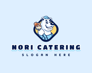 Polar Bear Popsicle logo design