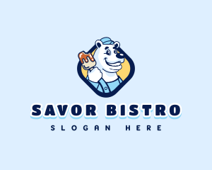 Polar Bear Popsicle logo design