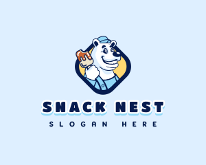 Polar Bear Popsicle logo design