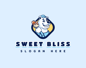 Polar Bear Popsicle logo design