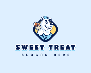 Polar Bear Popsicle logo design