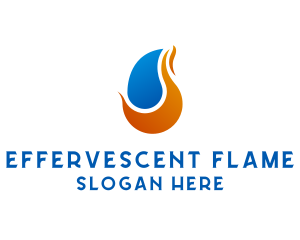 Flame Fuel Gas logo design