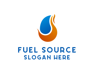 Flame Fuel Gas logo design