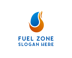 Flame Fuel Gas logo design