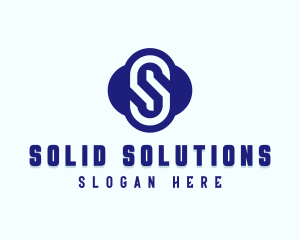 Tech Company Letter S logo design