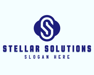 Tech Company Letter S logo design