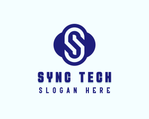 Tech Company Letter S logo design