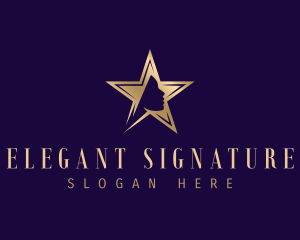 Elegant Star Beauty logo design