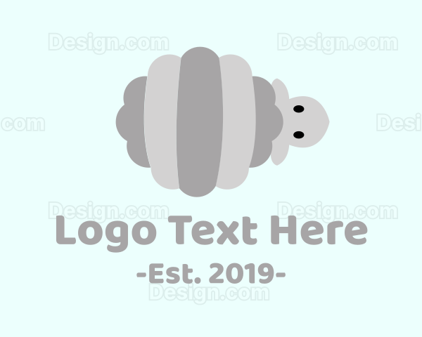 Gray Striped Sheep Logo