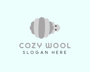 Gray Striped Sheep logo design