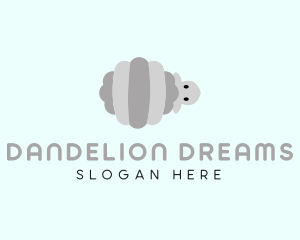 Gray Striped Sheep logo design