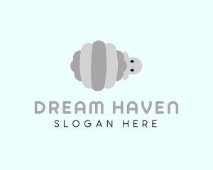 Gray Striped Sheep logo design