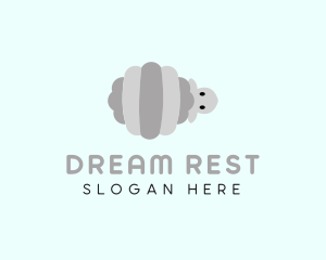 Gray Striped Sheep logo design