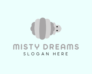 Gray Striped Sheep logo design