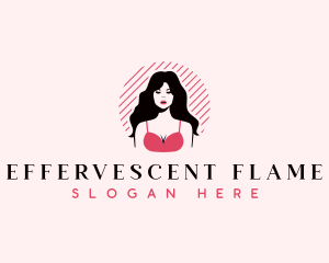 Sexy Pinup Woman Logo