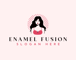 Sexy Pinup Woman Logo