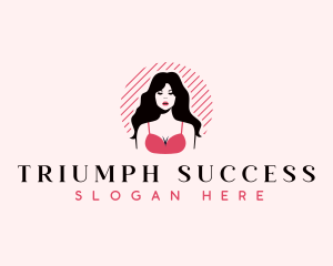 Sexy Pinup Woman Logo