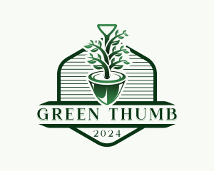 Horticulture Gardening Shovel logo