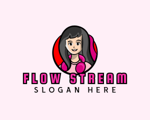 Female Gamer Stream logo