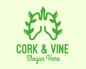 Green Lungs Vine logo design