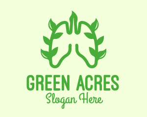 Green Lungs Vine logo design