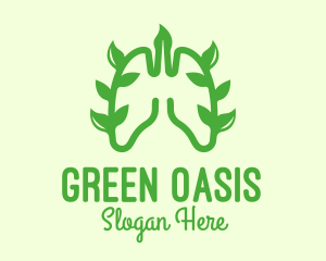 Green Lungs Vine logo design