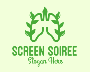 Green Lungs Vine logo design