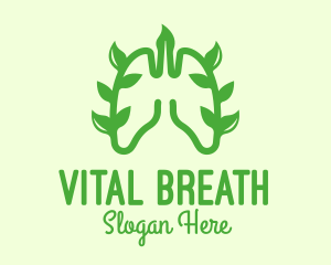 Green Lungs Vine logo design