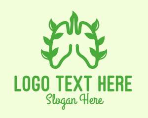Oxygen - Green Lungs Vine logo design