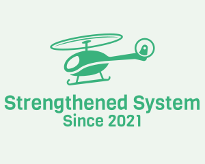 Green Helicopter Transport logo design