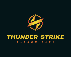 Thunder Electric Voltage logo design