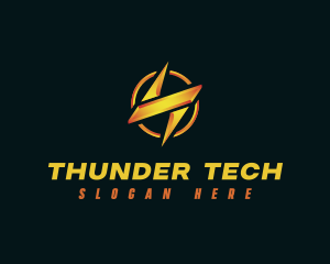 Thunder Electric Voltage logo design